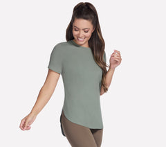 Skechers GO WALK Luxe Rib Tunic Tee - Women