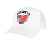 Skechers Accessories USA Flag Trucker Hat - Women|Men|Clothing