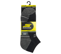 Skechers 3 Pack Men's Half Terry Low Cut Socks - Men|Clothing