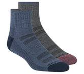 Skechers Mens Trail Quarter Coolmax Socks - 2 Pack - Men|Clothing