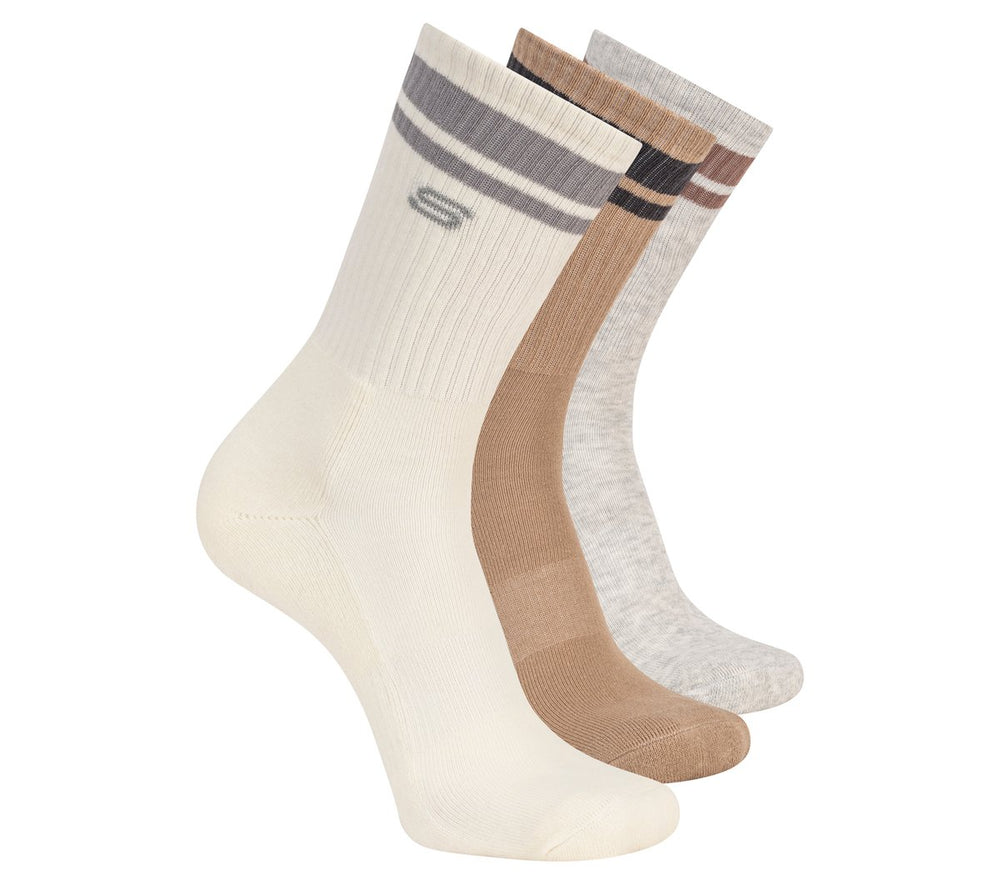 Skechers 3 Pack Men's Lifestyle Crew Socks - Men|Clothing