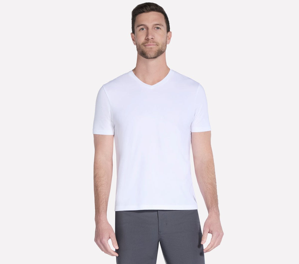 Skechers GO DRI Pima Short Sleeve V-Neck - Men
