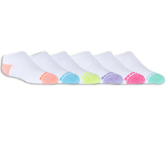 Skechers 6 Pack Low Cut Walking Socks - Kids|Clothing