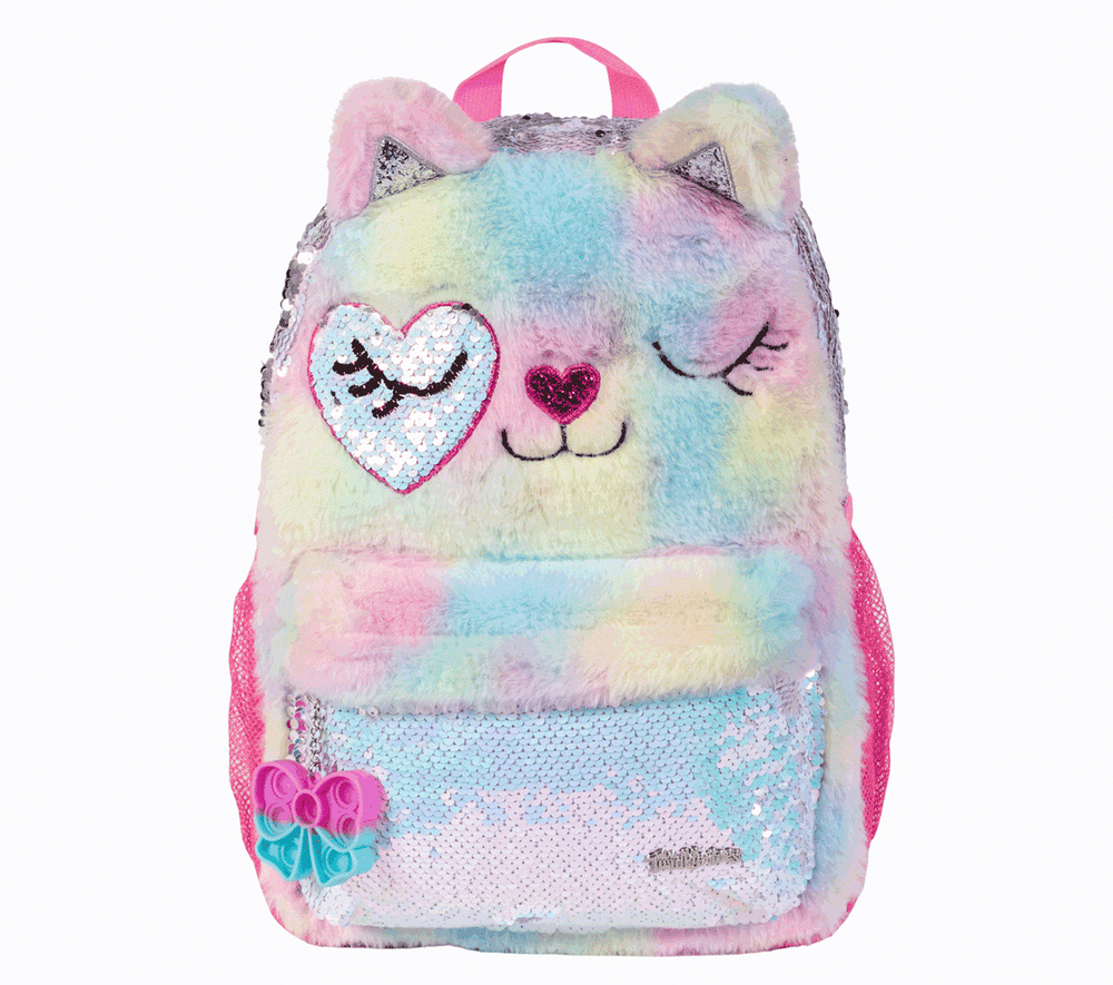 Skechers Twinkle Toes: Fur Cat Backpack - Kids|Clothing