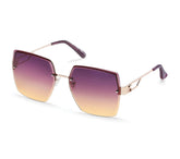 Skechers Oversized Rimless Square Sunglasses - Clothing
