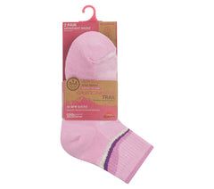 Skechers 2 Pack Women's Trail Quarter Socks - Clothing