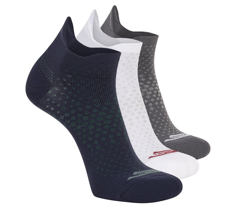 Skechers 3 Pack Men's Low Cut Socks - Clothing