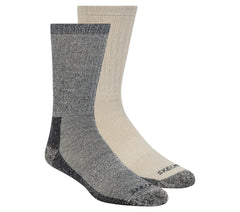 Skechers 2 Pack Men's Crew Wool Socks - Clothing
