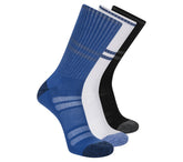 Skechers 3 Pack Men's Reflective Performance Crew Socks - Clothing