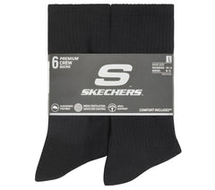 Skechers 6 Pack Large Core Crew Socks - Clothing