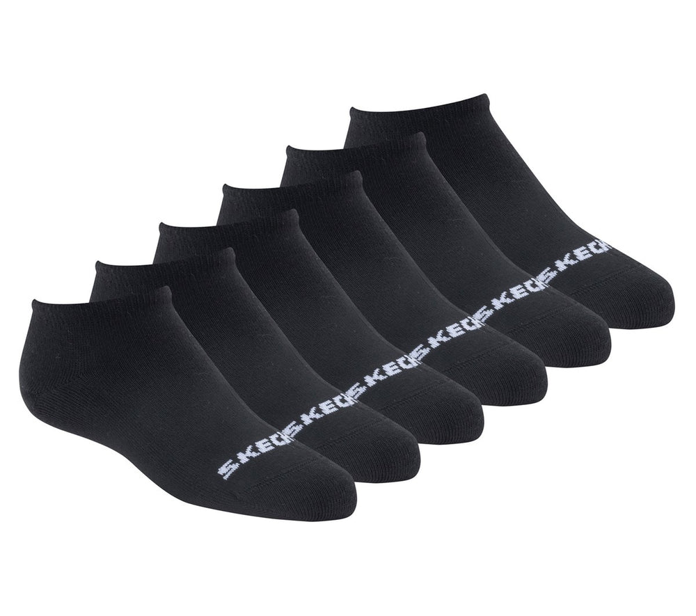 Skechers Cotton No-Show Socks - 6 Pack - Clothing