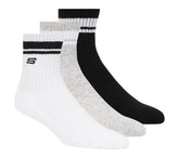 Skechers 3 Pack Boys' Crew Socks - Clothing