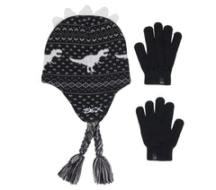 Skechers Glow In The Dark Dino Hat Set - Clothing