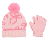 Skechers Bow Print Hat and Glove Set - Clothing