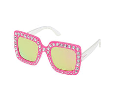 Skechers Square Rhinestone Sunglasses - Clothing