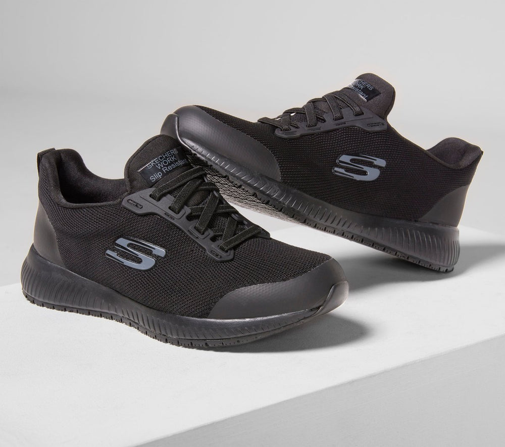 Skechers Work Slip-Resistant Relaxed Fit: Squad - Women