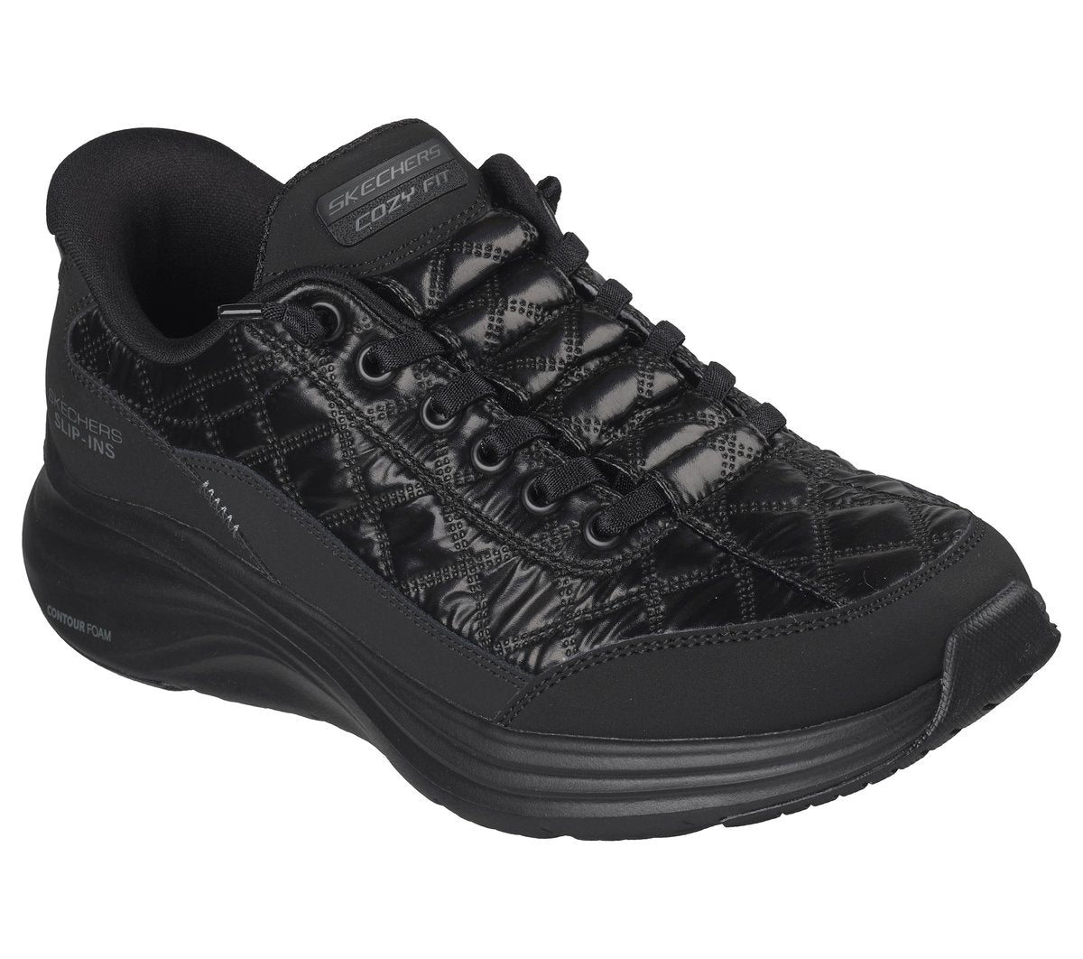 Skechers Slip-ins: Contour Foam - Cozy Fit Shining Pearl - Women