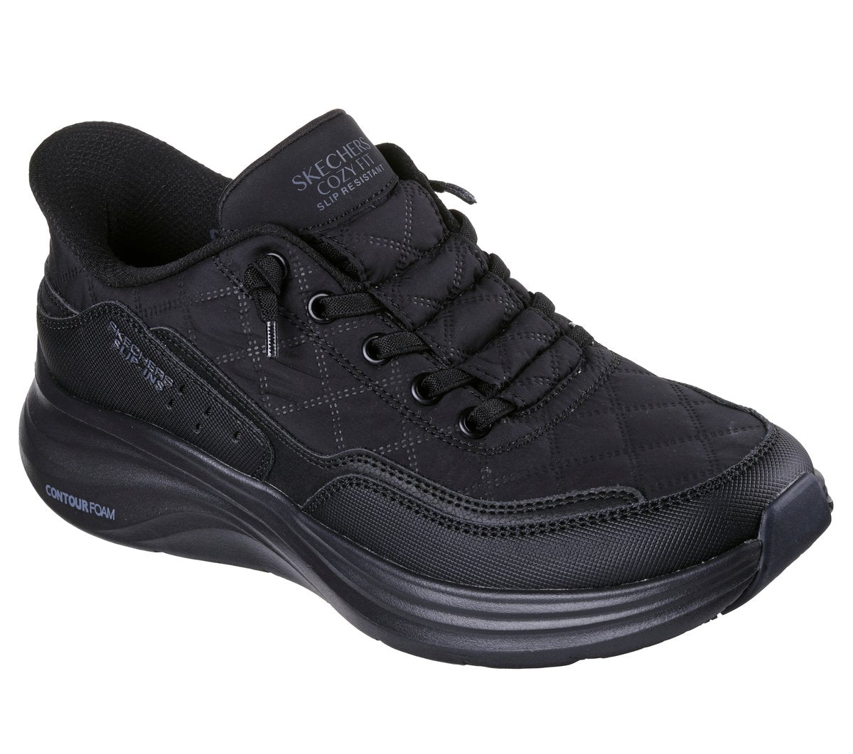 Skechers Slip-ins Work Slip-Resistant: Contour Foam - Cozy Fit - Women