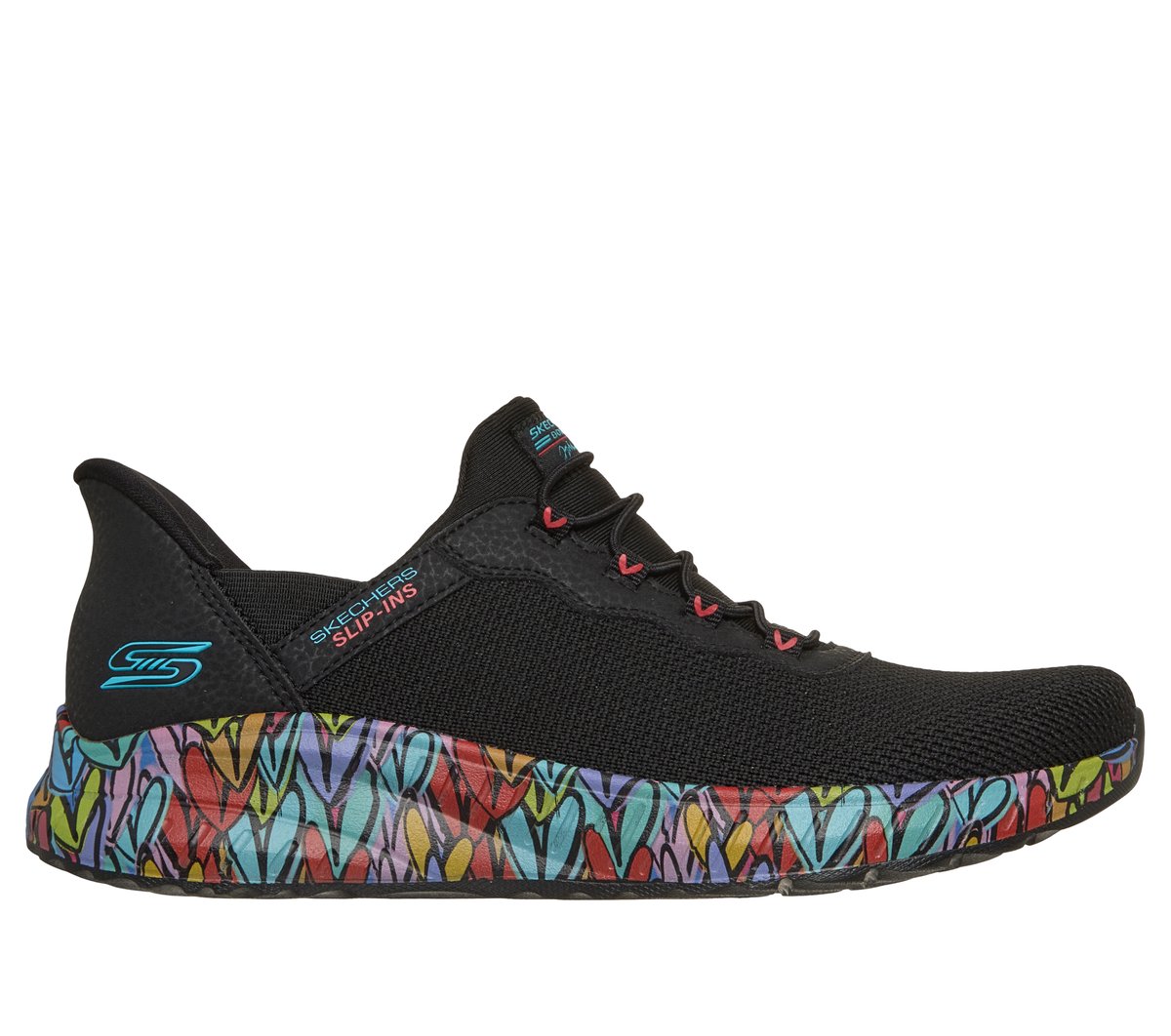 Skechers Slip-ins JGoldcrown: BOBS Sport Squad Chaos - Colorstride Motion - Women|New Arrivals