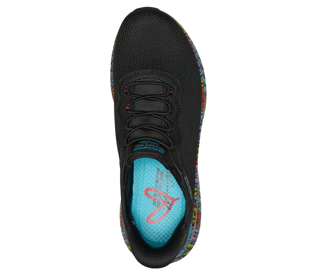 Skechers Slip-ins JGoldcrown: BOBS Sport Squad Chaos - Colorstride Motion - Women|New Arrivals