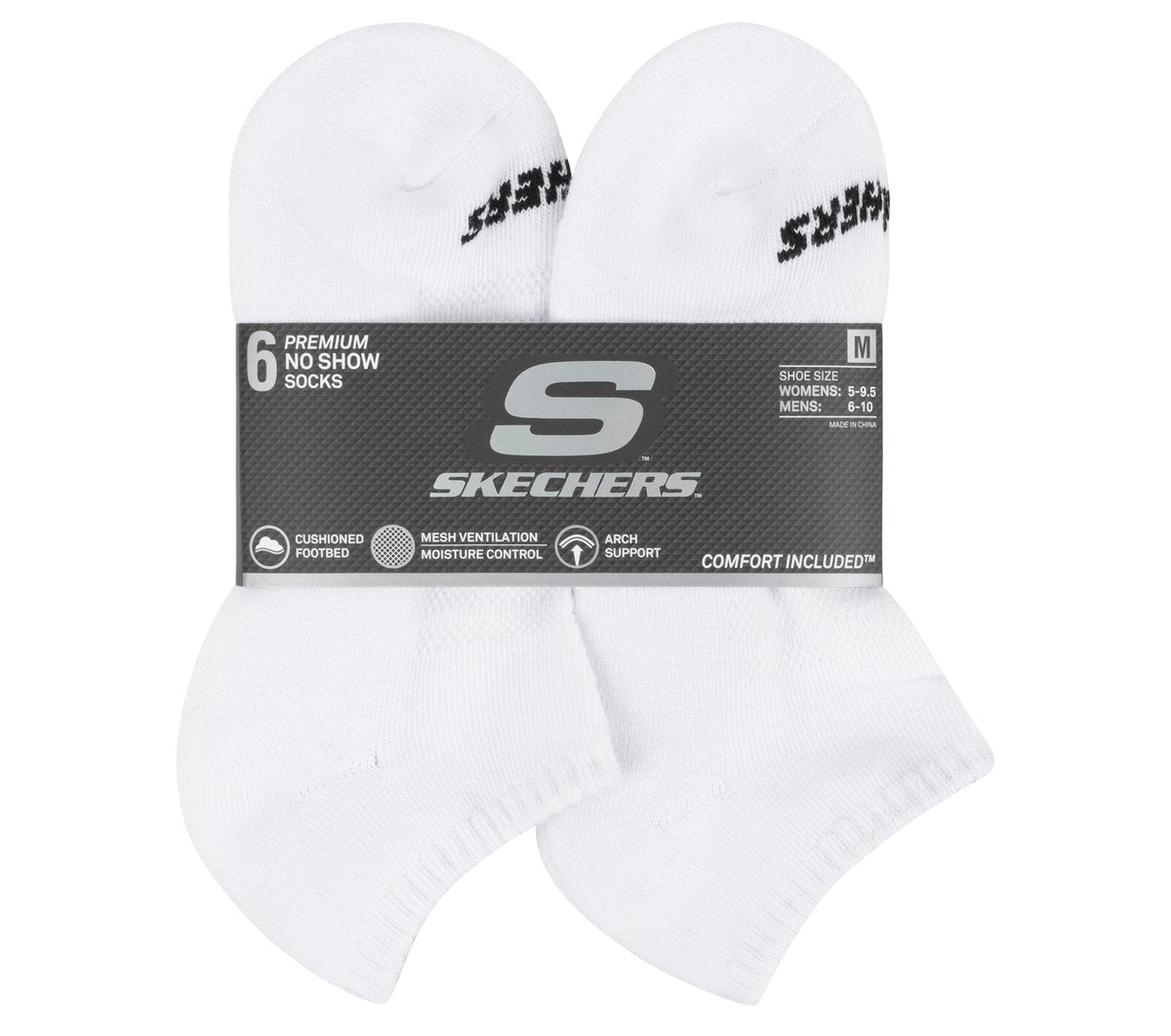 Skechers 6 Pack Core Low Cut Medium Socks - Women|Men|Clothing