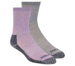 Skechers 2 Pack Women's Crew Wool Socks - Women|Clothing