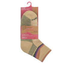 Skechers 2 Pack Women's Trail Quarter Socks - Women|Clothing