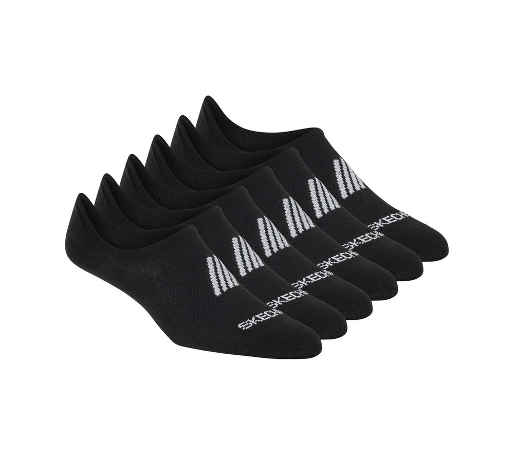 Skechers Super Soft No Show Liner Socks - 6 Pack - Women|Clothing