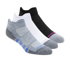 Skechers Work: Lowcut Heel Tab Socks - 3 Pack - Women|Clothing
