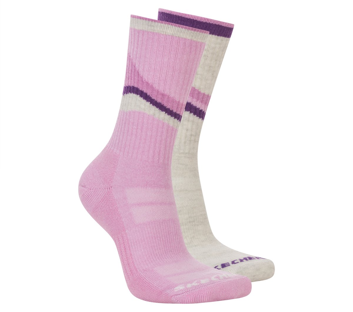 Skechers 2 Pack Women's Crew Trail Socks - Women|Clothing