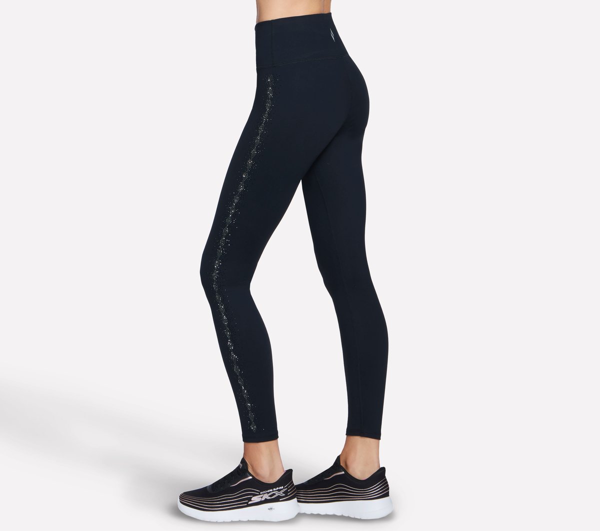 Skechers GO WALK Diamond-Studded Full Length High-Waisted Legging - Women
