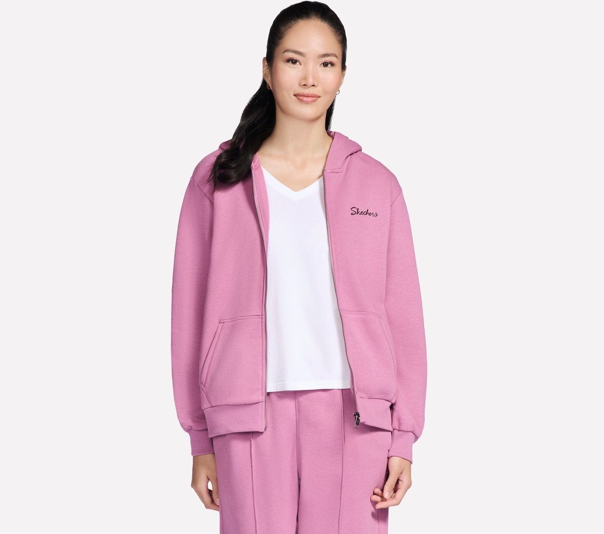 Skechers SKECH SWEATS Signature Full Zip Hoodie - Women