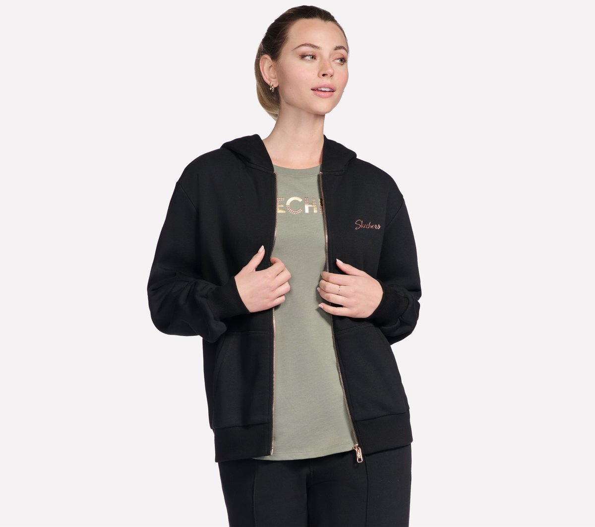 Skechers SKECH SWEATS Signature Full Zip Hoodie - Women