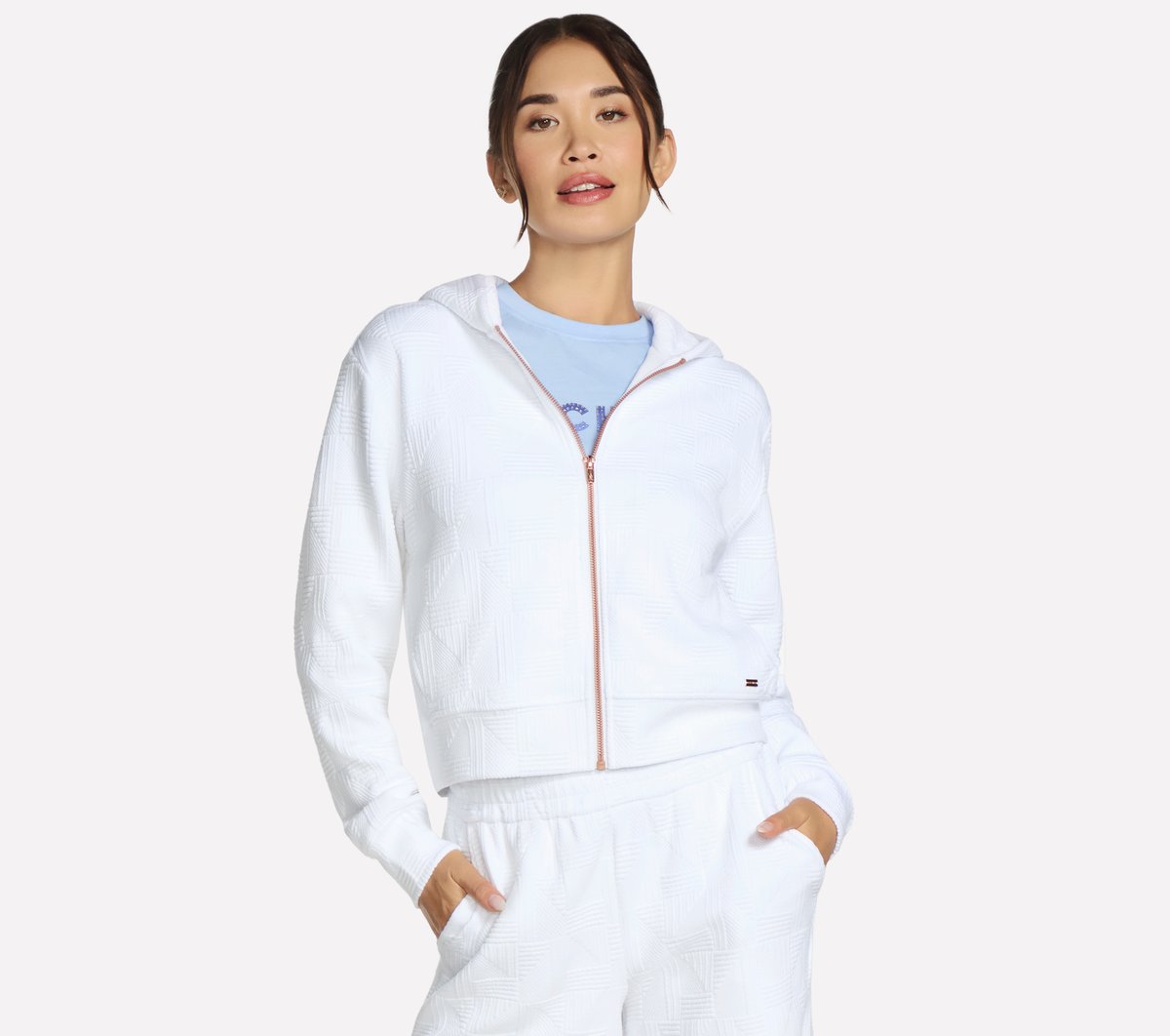 Skechers GO WALK Everywhere Diamond Full Zip Jacket - Women