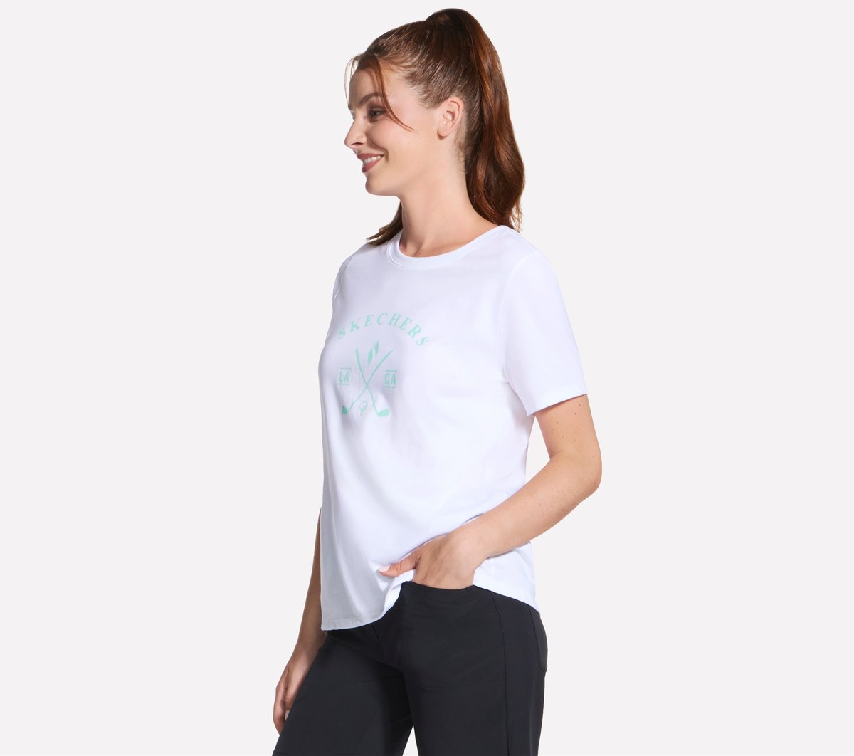 Skechers Tee Time Short Sleeve Tee - Women