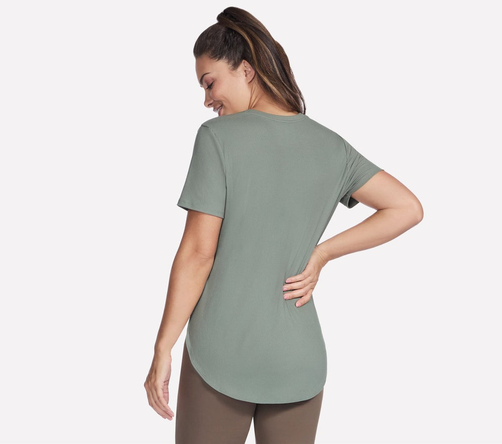 Skechers GO WALK Luxe Rib Tunic Tee - Women