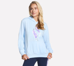 Skechers Floral Diamond Pullover Hoodie - Women