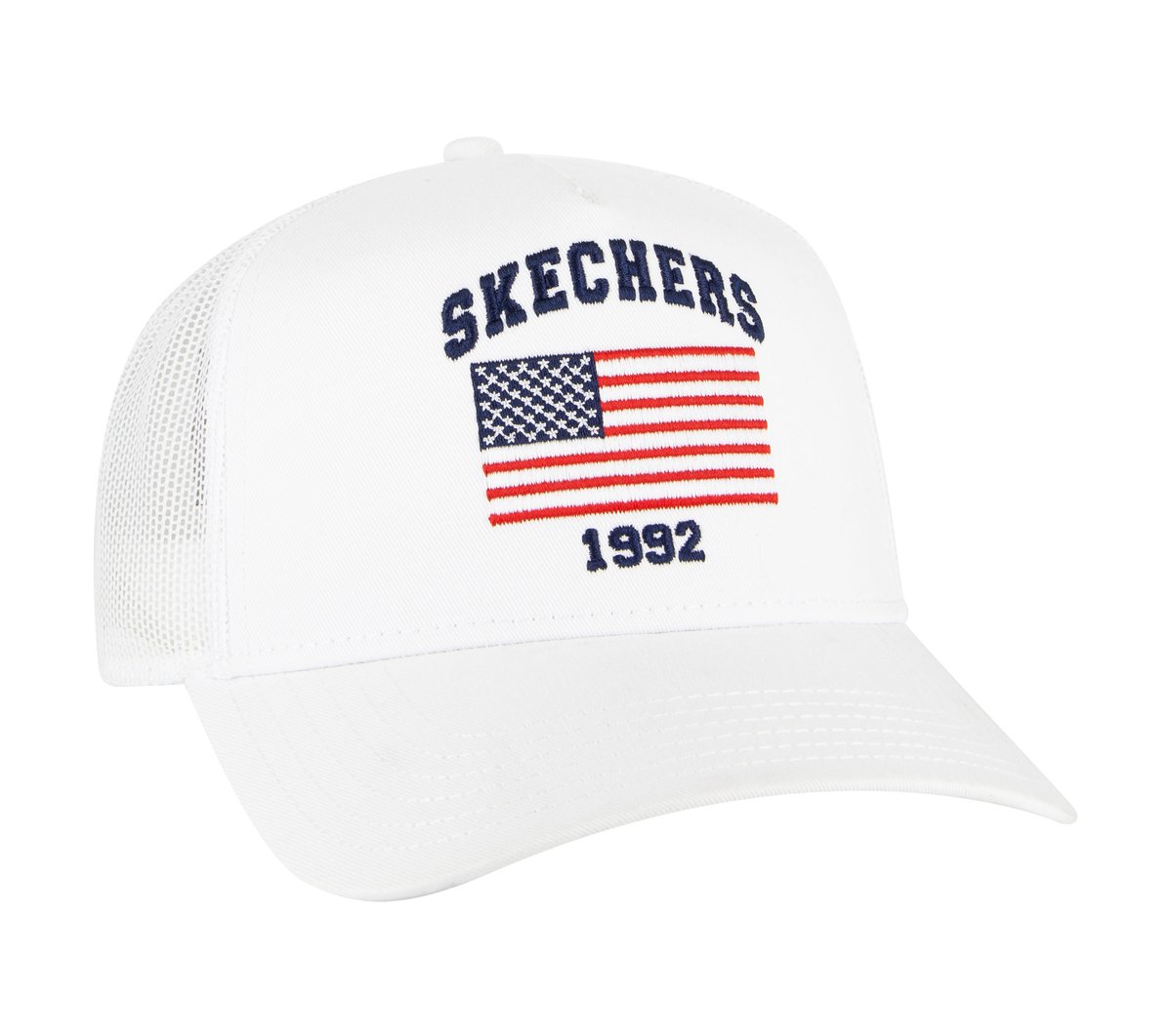 Skechers Accessories USA Flag Trucker Hat - Women|Men|Clothing