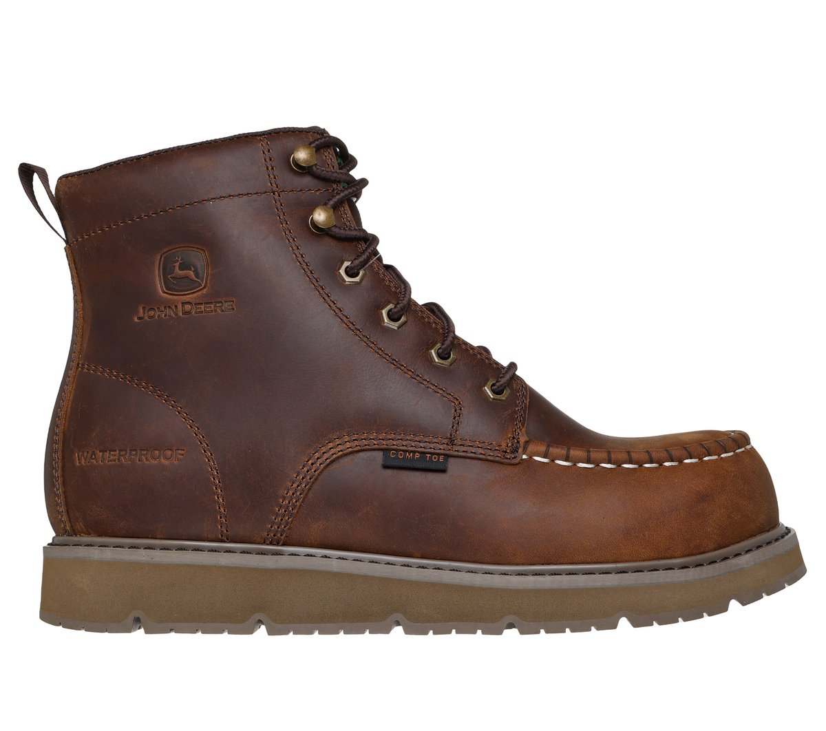 Skechers John Deere Waterproof: Flex-Wedge Ranger - Wild Yew - Men