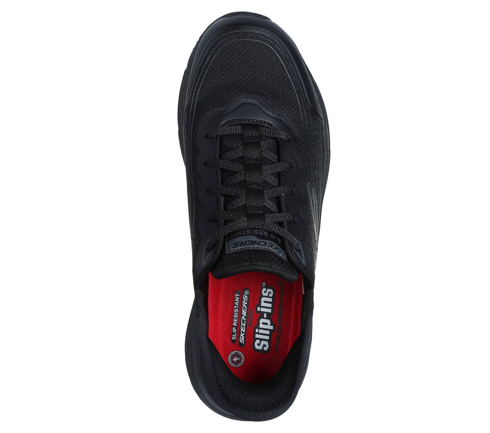 Skechers Slip-ins Work Slip-Resistant Relaxed Fit: Max Cushioning Elite - Remmal - Men