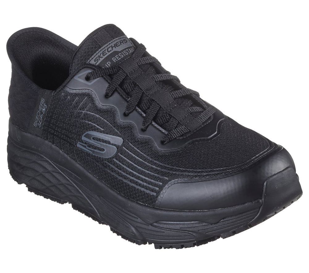 Skechers Slip-ins Work Slip-Resistant Relaxed Fit: Max Cushioning Elite - Remmal - Men
