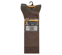 Skechers Work: 3 Pack Men's Over Calf Compression Socks - Men|Clothing