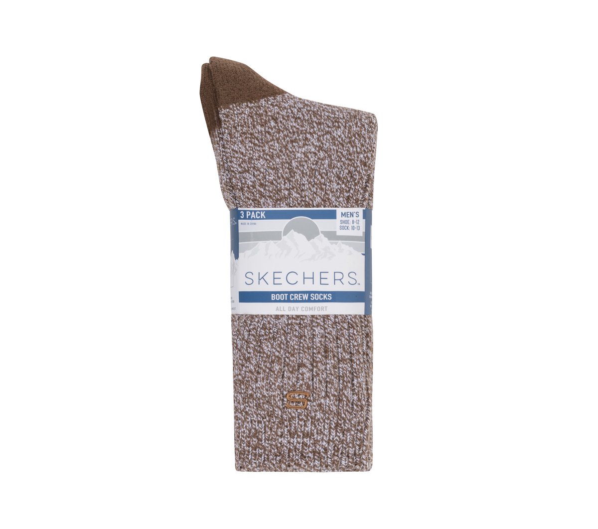 Skechers Super Soft Boot Crew Socks - 3 Pack - Men|Clothing