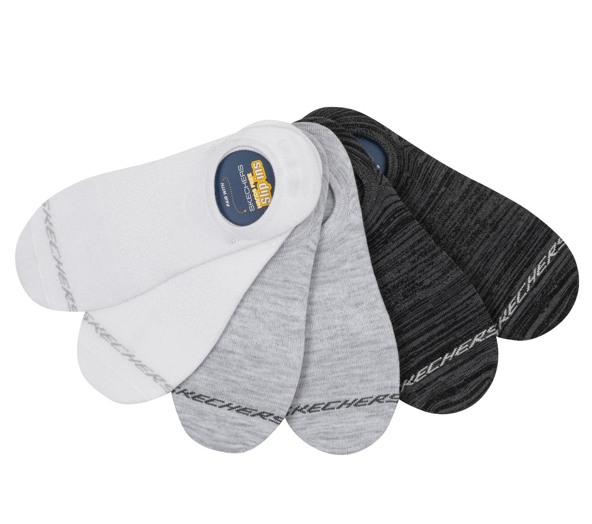 Skechers 6 Pack Men's Sneaker Liner Socks - Men|Clothing