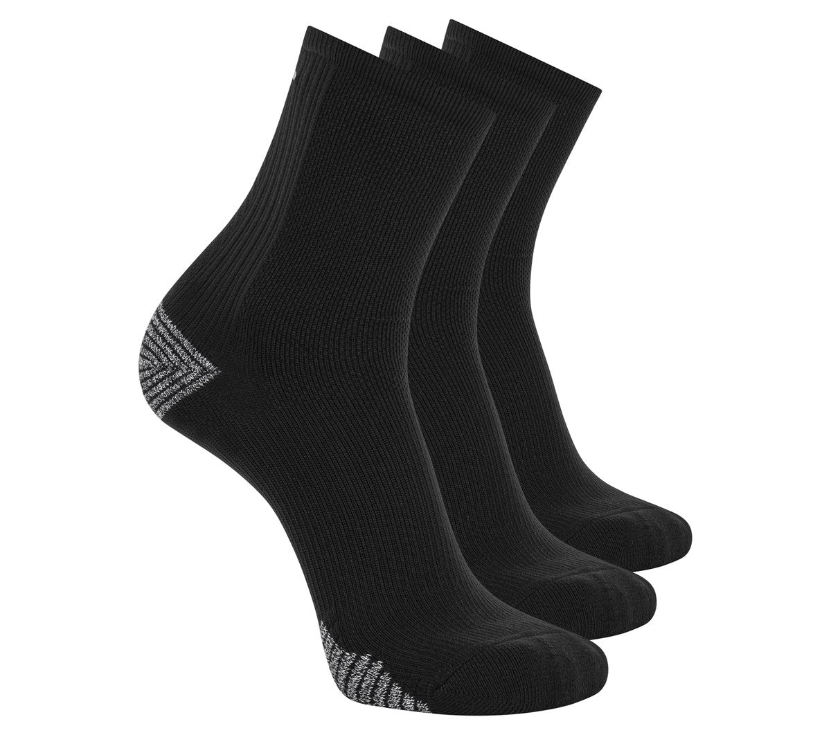 Skechers 3 Pack Men's Performance Running High Quarter Socks - Men|Clothing
