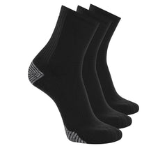 Skechers 3 Pack Men's Performance Running High Quarter Socks - Men|Clothing