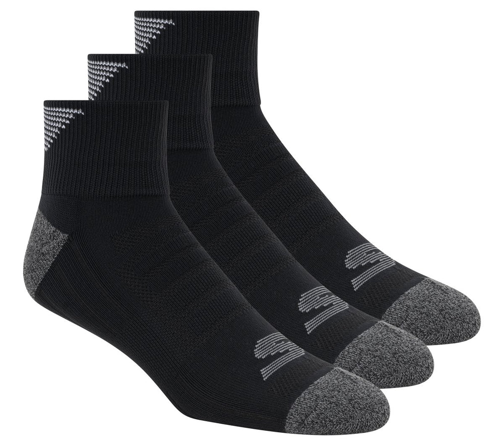 Skechers 3 Pack Men's Half Terry Quarter Crew Socks - Men|Clothing