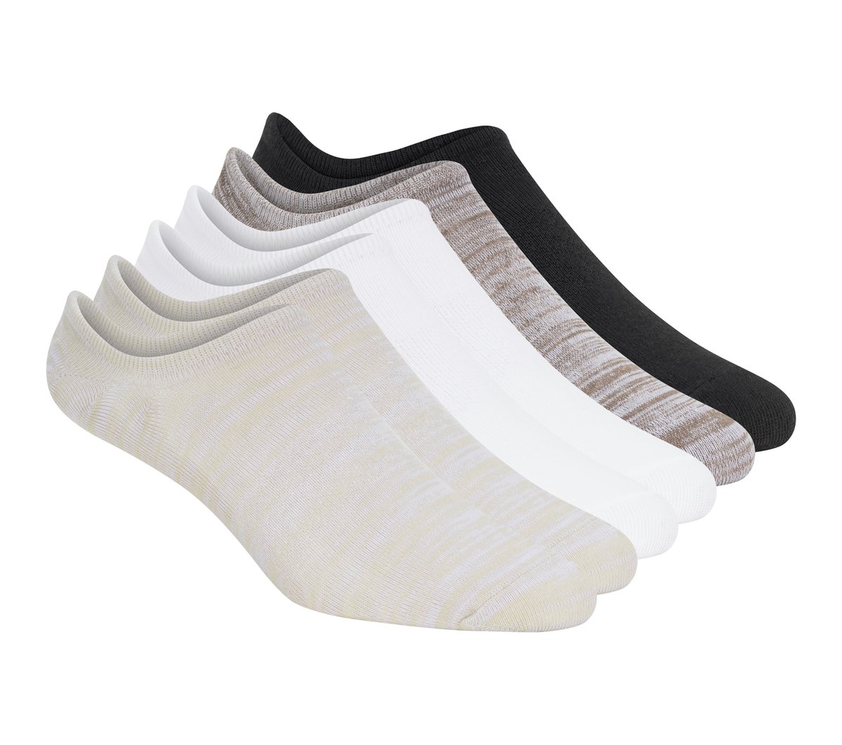 Skechers 6 Pack Men's Sneaker Liner Socks - Men|Clothing