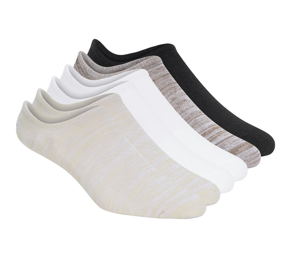Skechers 6 Pack Men's Sneaker Liner Socks - Men|Clothing