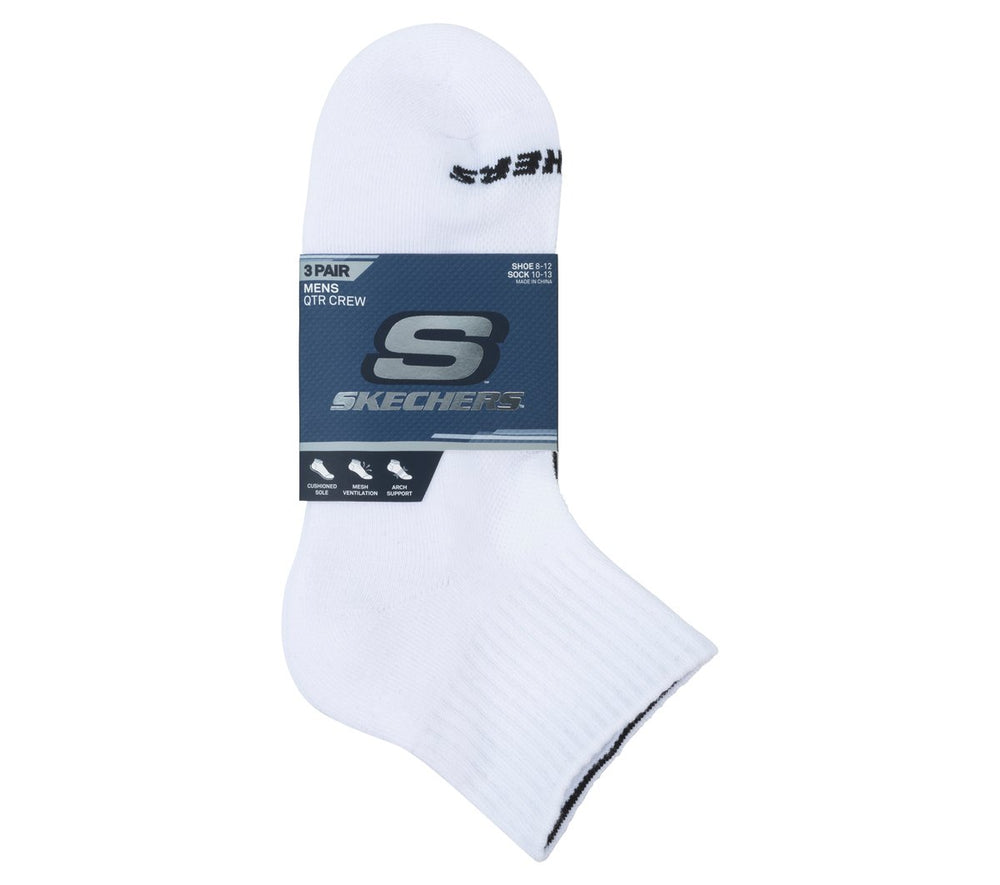 Skechers 3 Pack Quarter Crew Sport Socks - Men|Clothing